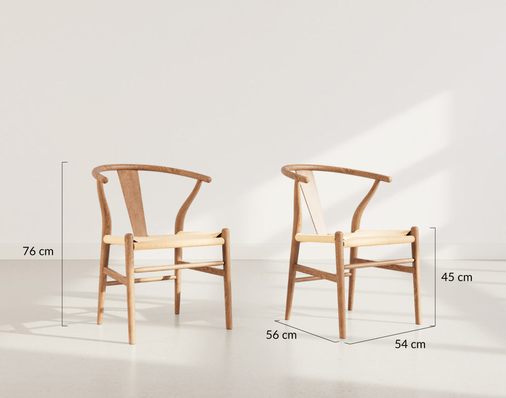 Bergen - Set Of 2 Chairs - Beech Wood - Wood