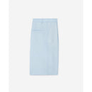 The Kooples - Bermuda Bleu Ciel Laine À Plis - Femme