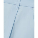 The Kooples - Bermuda Bleu Ciel Laine À Plis - Femme