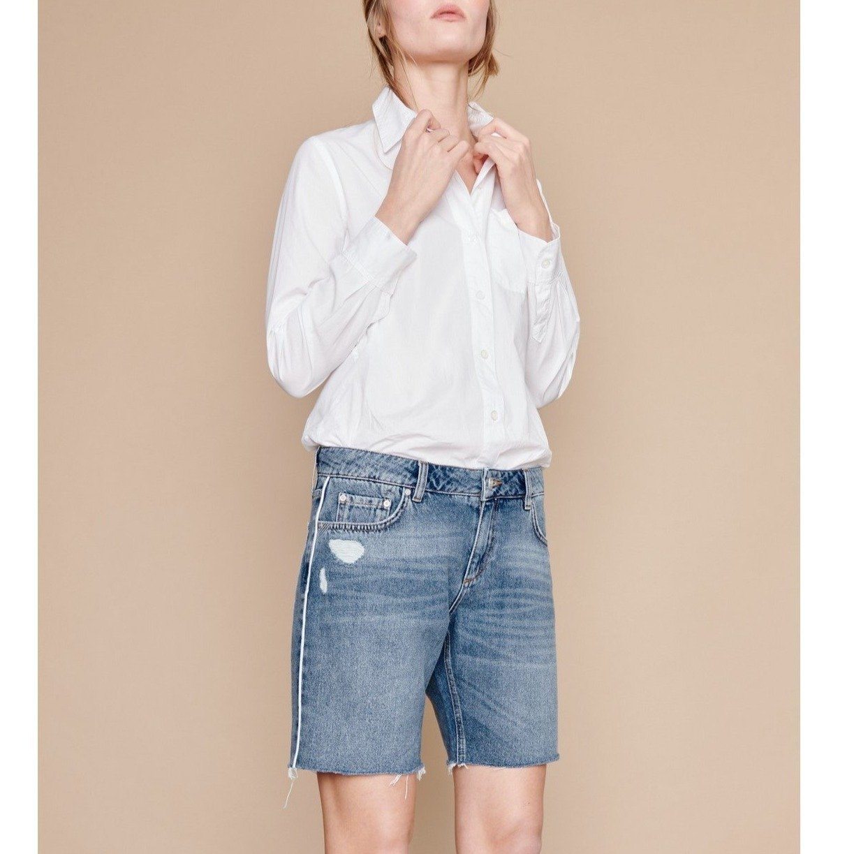 Solane Bermuda Shorts - Dnm Piping