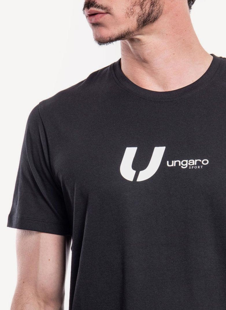 Ungaro Sport - Tee-Shirt Bernard - Black - Homme