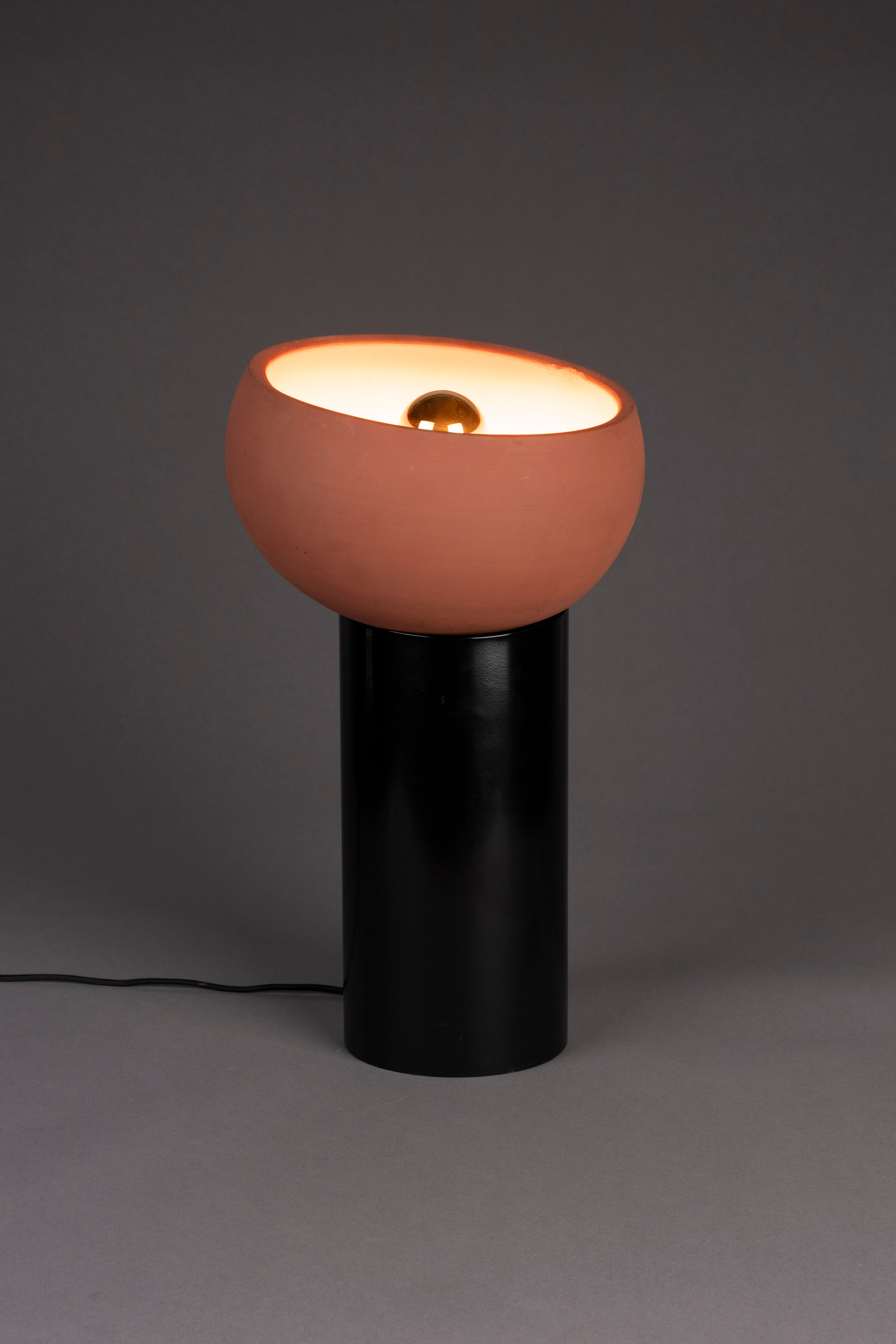 Zahra M - Table Lamp - Ceramic - Red