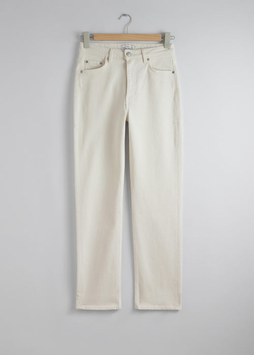 Jeans S3 Slim Cut(1) - White - Women