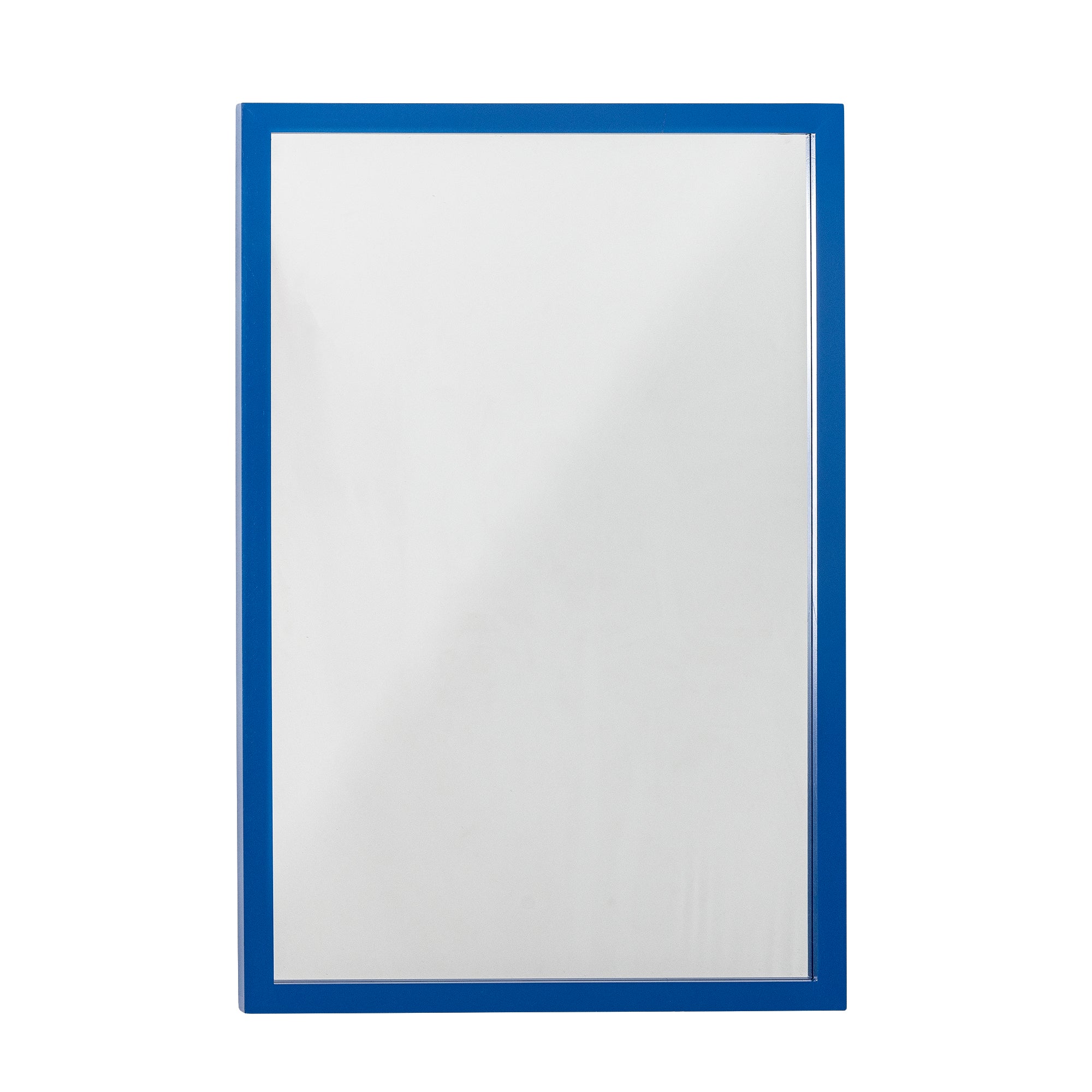 Atle - Miroir Mural - Bleu - Mdf