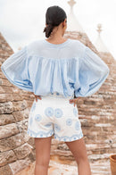 BIANCA Bleue - Chemise Oversize