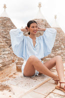 BIANCA Bleue - Chemise Oversize