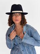 Chapeau Feutre Bianca - Navy