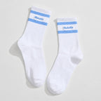 Chaussettes Hautes Blanches À Message