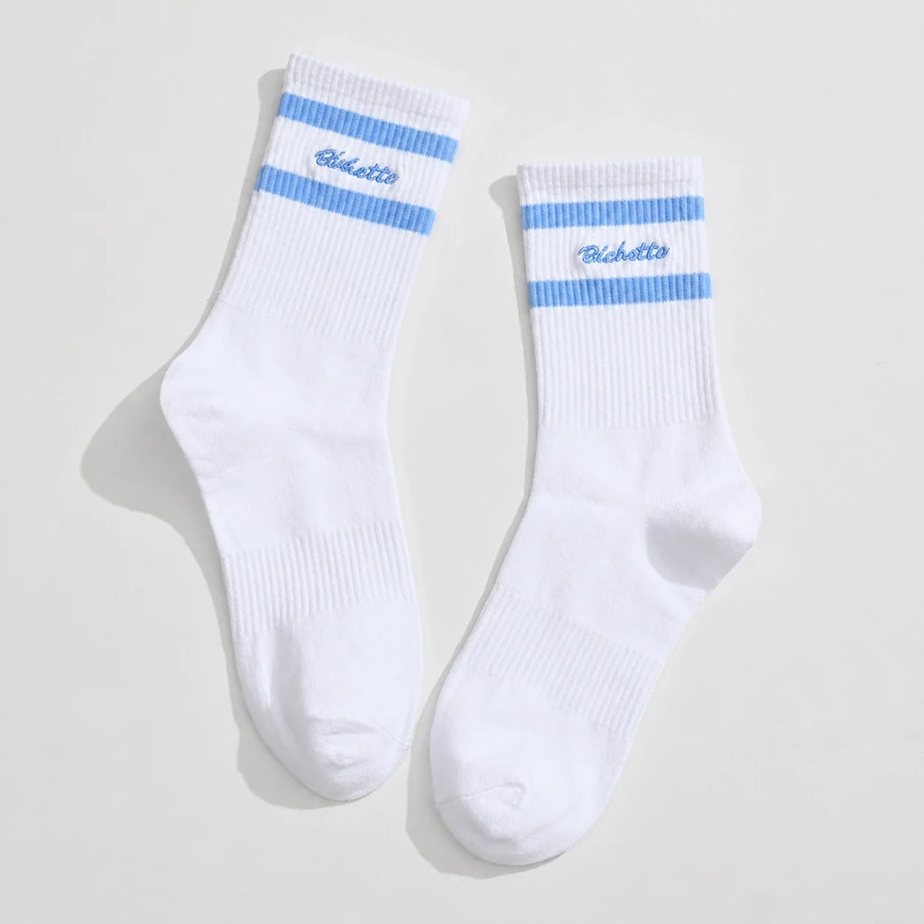 Chaussettes Hautes Blanches À Message