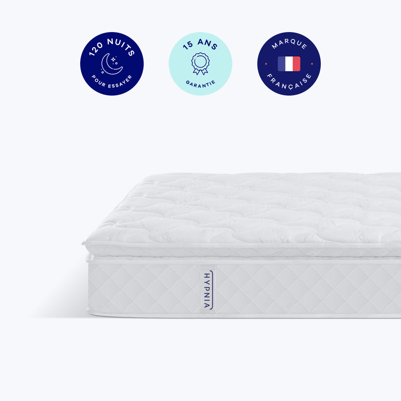 Pack - Supreme Wellness Mattress + Mattress Cover + 2 Hybrid Pillows