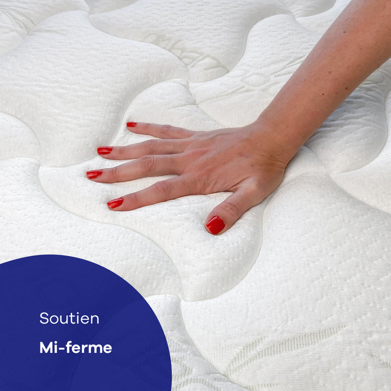 Package - Supreme Comfort Mattress + Bed Base Kit Cover