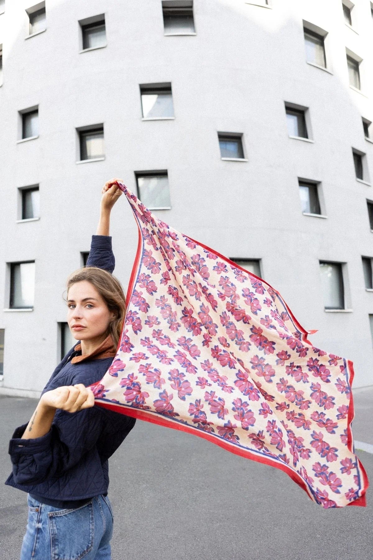 Big Foulard Dupatta