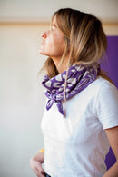 Big Foulard Latika "Artistic" - Violette