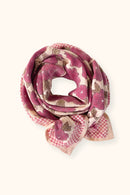 Big Foulard Latika "Bloom" - Macadamia