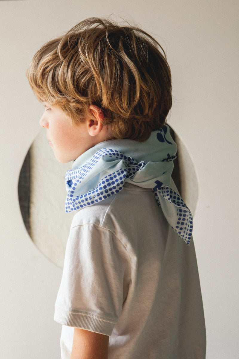 Big Foulard Latika "Cool" - Hirondelle