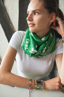 Big Foulard Latika "Cool" - Perroquet