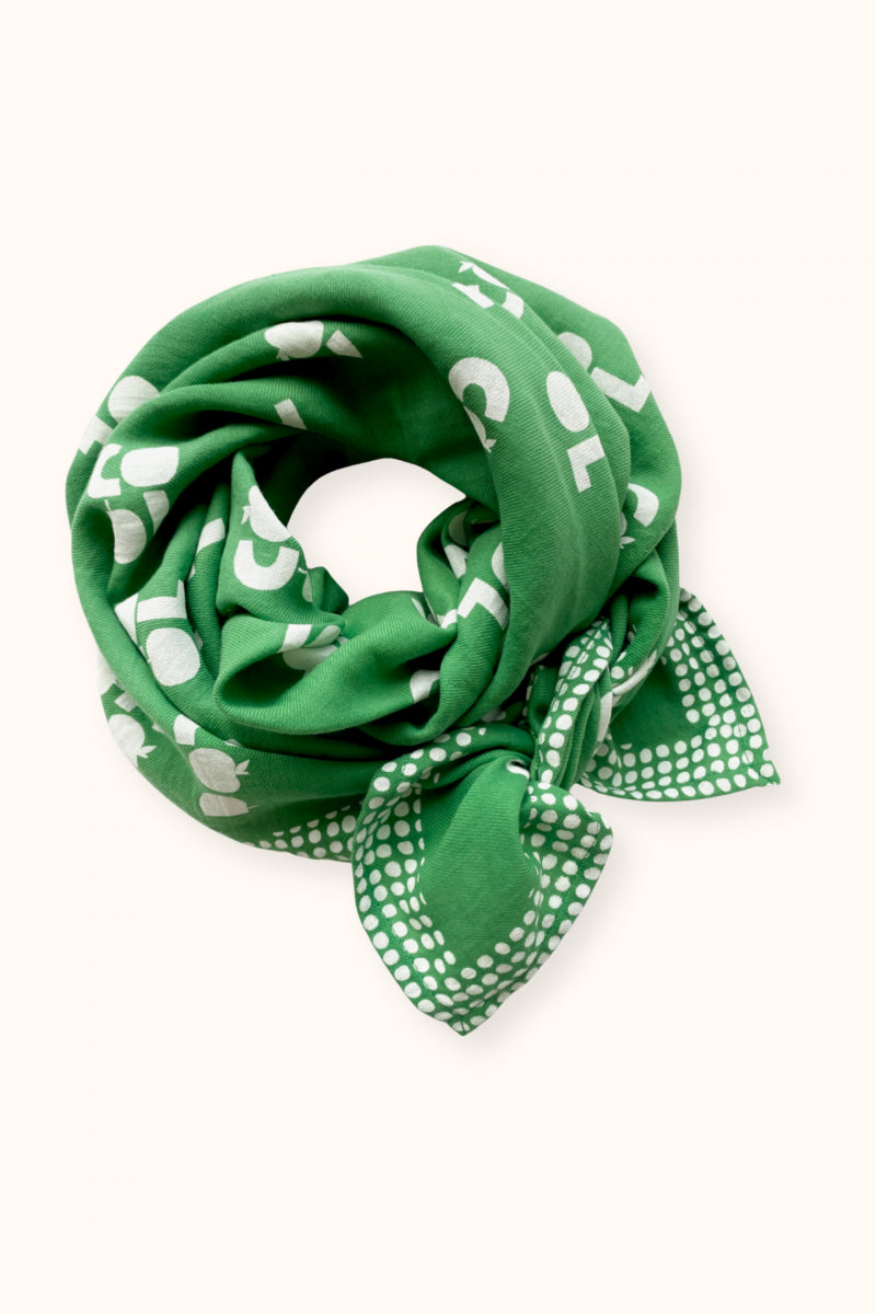 Big Foulard Latika "Cool" - Perroquet