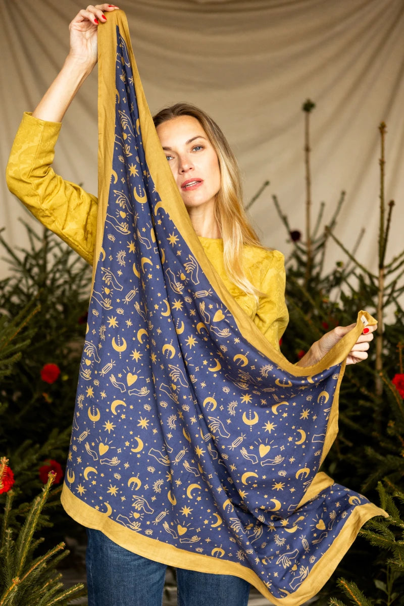 Big Foulard Latika "Karma" - Éclipse