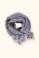 Big Foulard Latika "Mosaïc" - Graphite