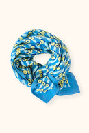 Big Foulard Latika "Pop Corn" - Océan