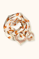 Big Foulard Latika "Sorbet" - Abricot