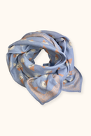 Big Foulard Latika "Sorbet" - Denim