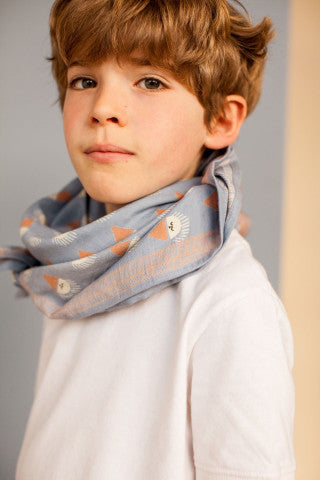 Big Foulard Latika "Sorbet" - Denim