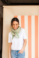 Big Foulard Latika "Sorbet" - Pistache