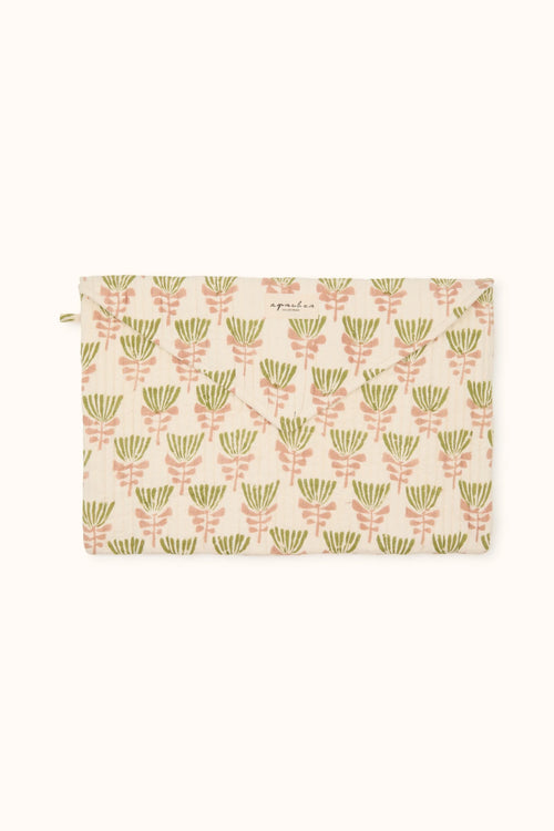 Big Pochette Ohas "Tresse" - Celery