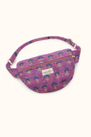 Big Sac Banane Keli "Florets" - Fuchsia