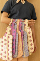 Big Sac Banane Keli "Florets" - Fuchsia