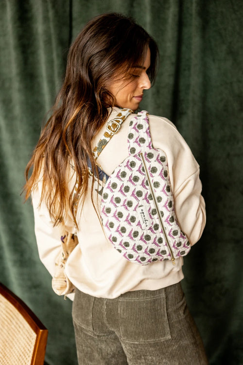 Sac Banane Keli "Lotus" - Kaki