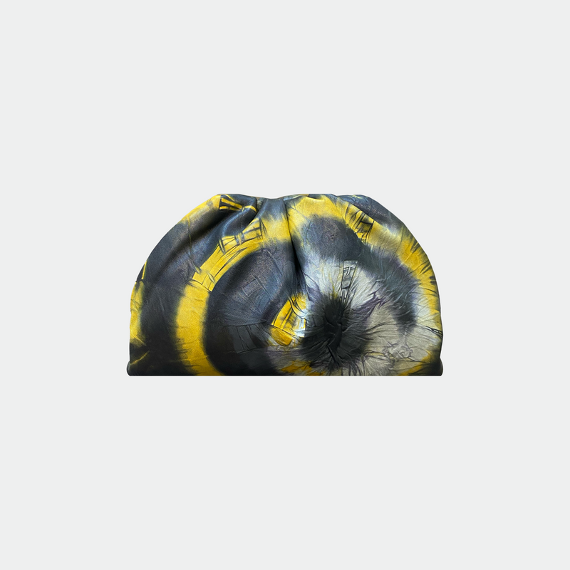 Leather Pouch - Big Uniq Tie & Dye Green