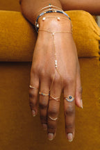 Anillo Cisne - Zafiro - Oro