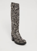 Free Lance - Bottes Biker Geronimo - Zebre - Femme