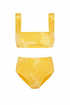 Haut De Bikini Palm Poolside - Jaune