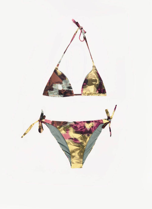 Arena - Bikini Triangle Allover - Red Fandango Multi - Femme