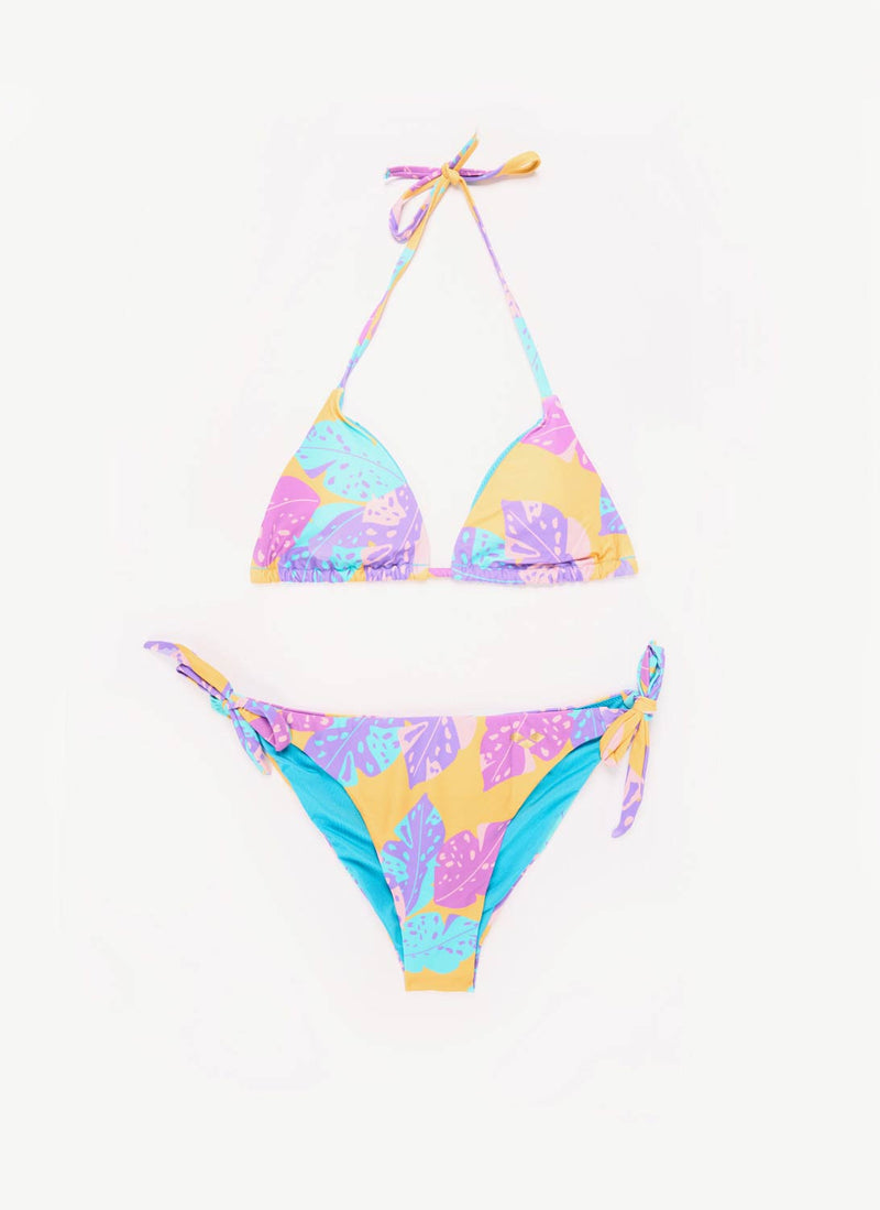 Arena - Bikini Triangle Allover - Lily Yellow Multi - Femme