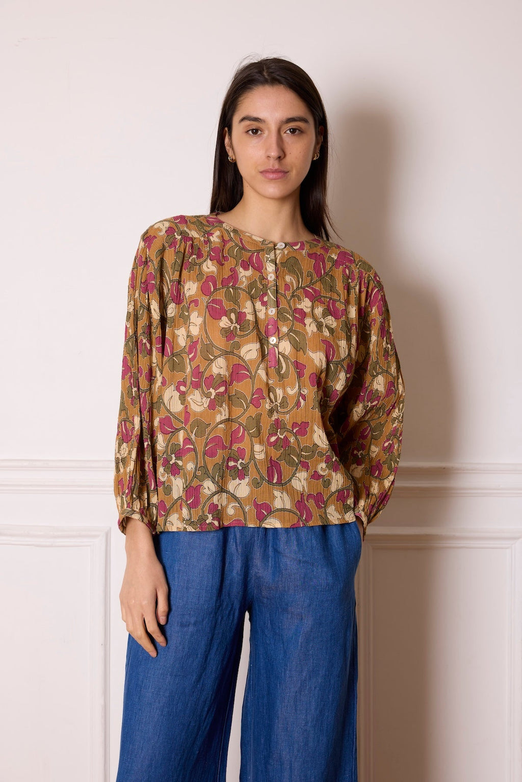 Bilydun Blouse - Ochre