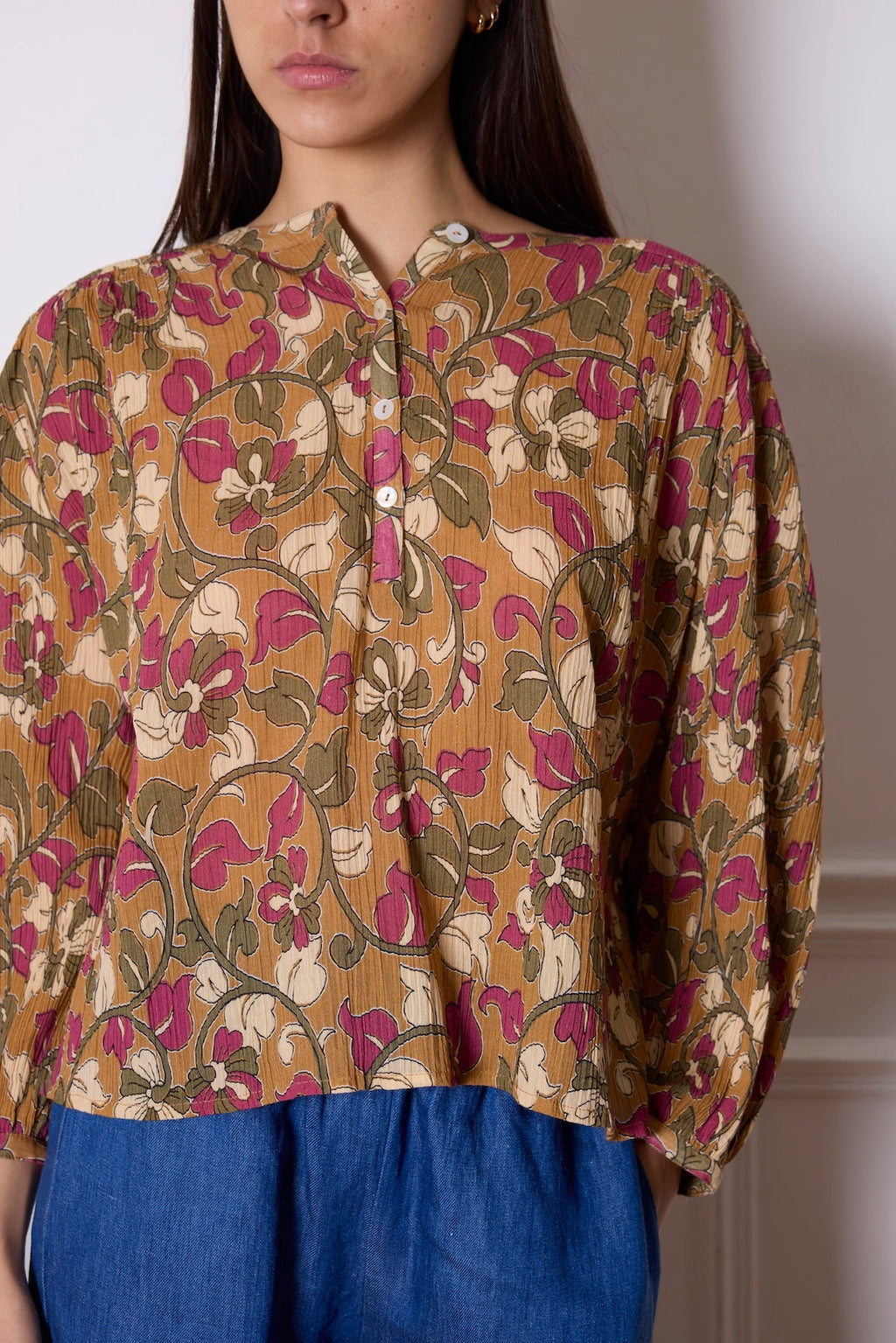 Bilydun Blouse - Ochre