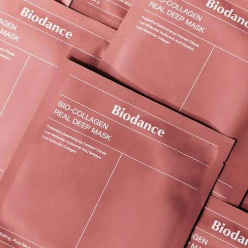 5 Masques Hydratant Et Raffermissant - Bio Collagen-Real Deep Mask