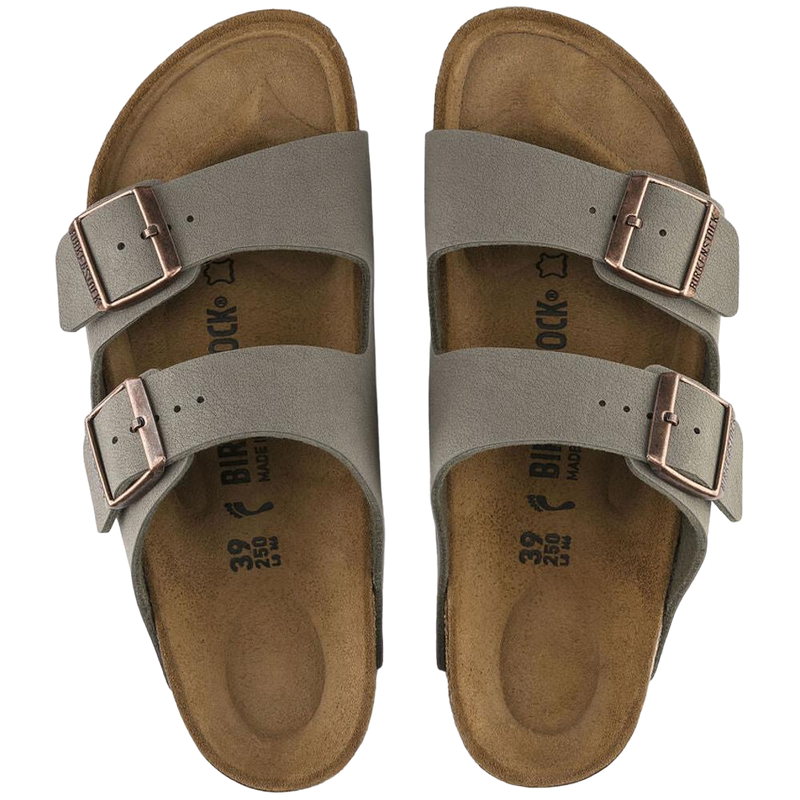 Birkenstock - Sandales Arizona Normal - Gris