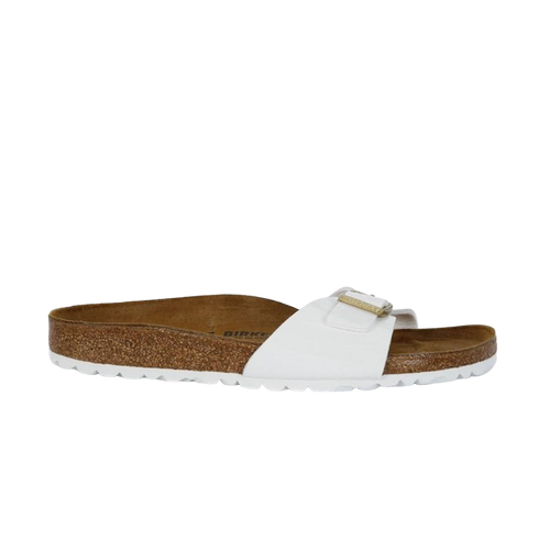 Birkenstock - Sandales Madrid Patent White Etroite - Blanc - Unisexe