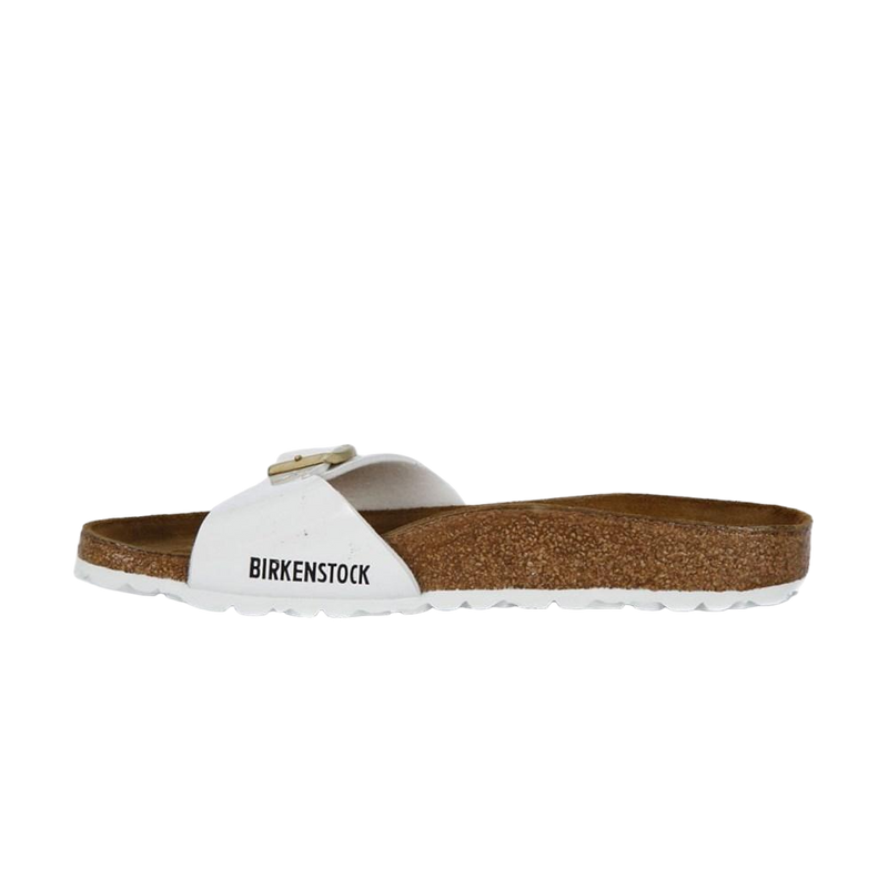 Birkenstock - Sandales Madrid Patent White Etroite - Blanc - Unisexe