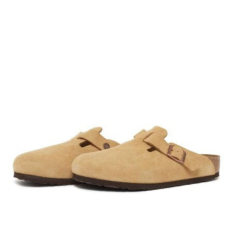 Birkenstock - Sandales Boston Etroite - Beige