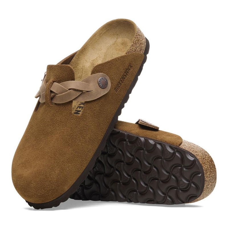 Birkenstock - Sandales Boston Braided Etroite - Marron