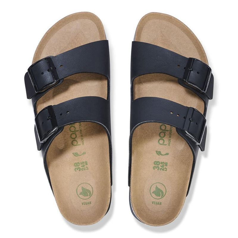 Birkenstock - Sandales Arizona Pap Flex Platform Etroite - Noir