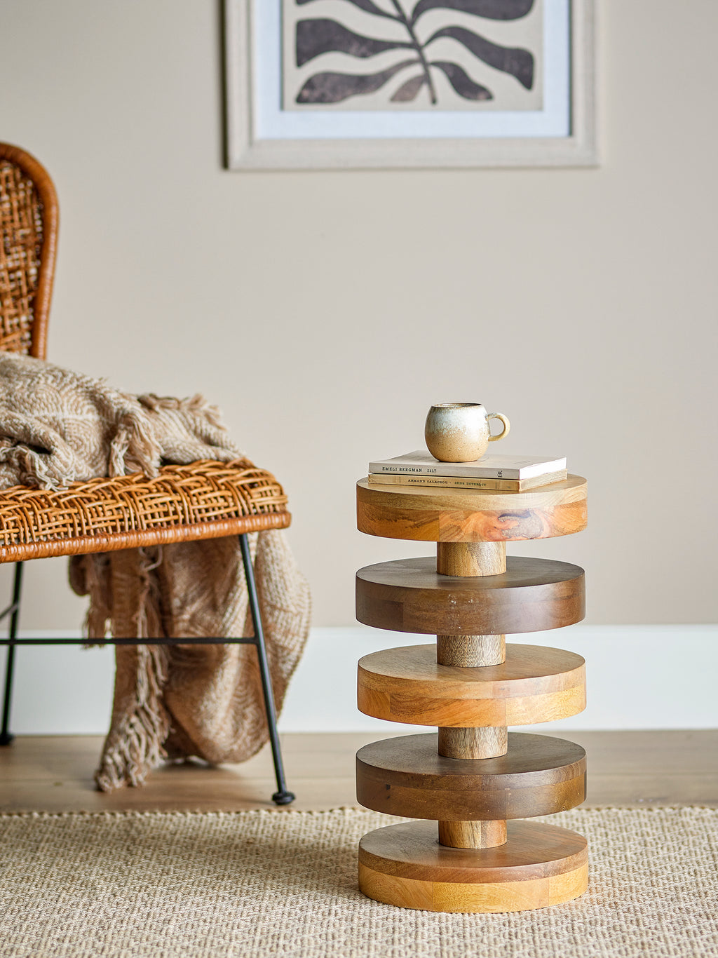 Franka - Side Table - Brown - Mango Wood Fsc®100%