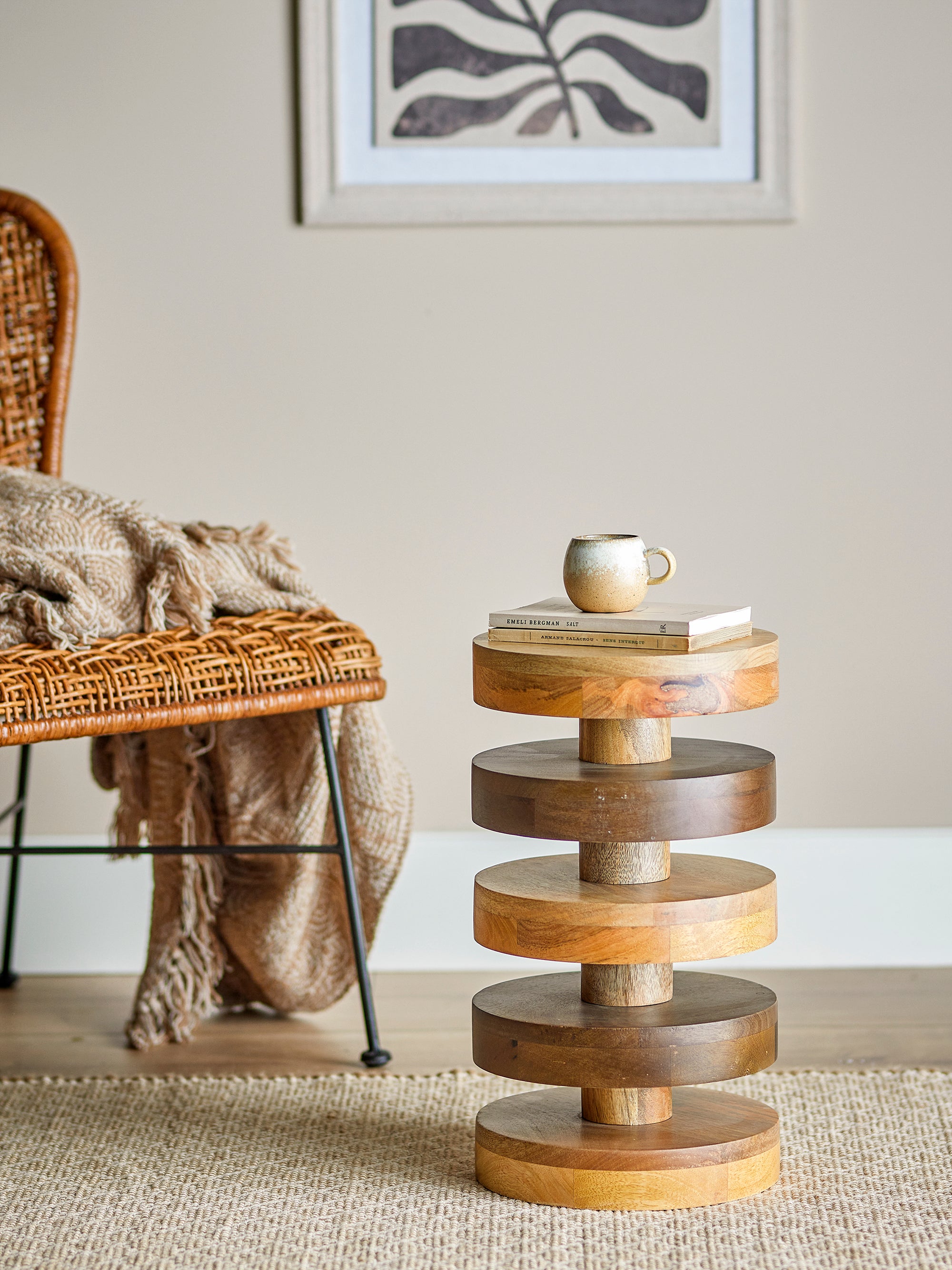 Franka - Side Table - Brown - Mango Wood Fsc®100%