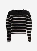 Lee Cooper - Pull Striped - Noir - Femme